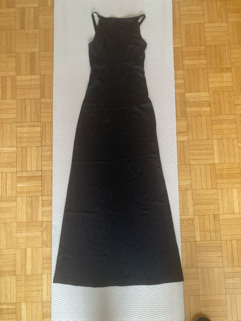 Only Hearts Black Slim-Strap Maxi Dress